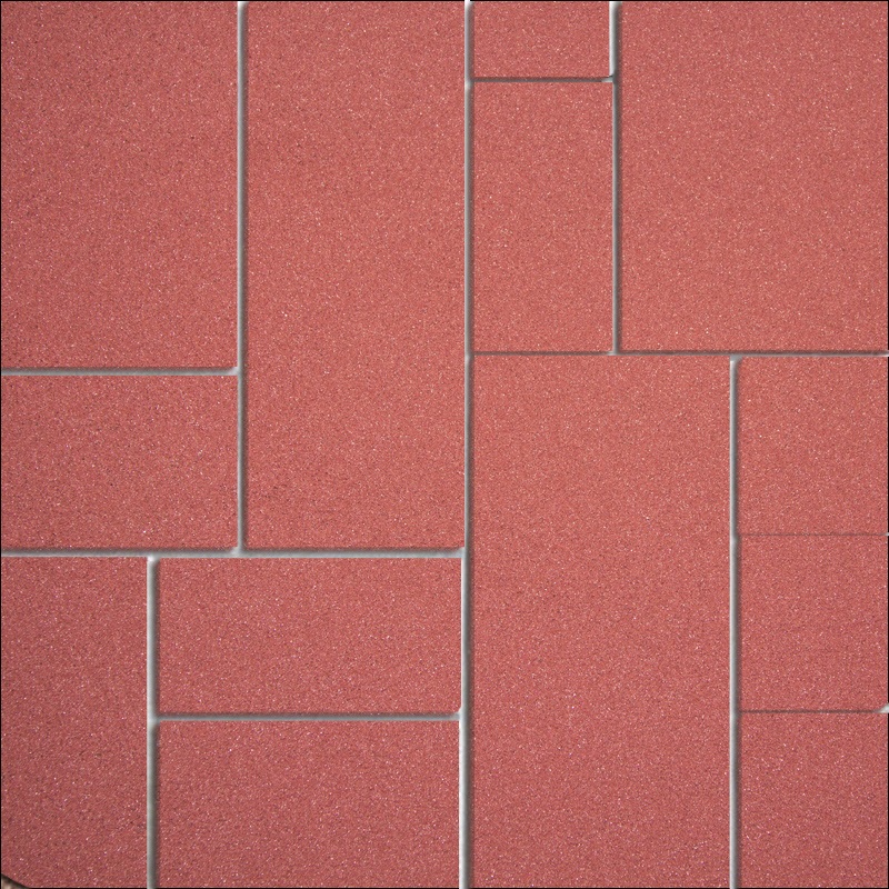 Ohebný obklad ve světlejším odstínu barvy červené vypálené cihly. Dále je tento barva součástí barevné kombinace obkladu pálená. Tmavší barevná varianta má název rudý pískovec.