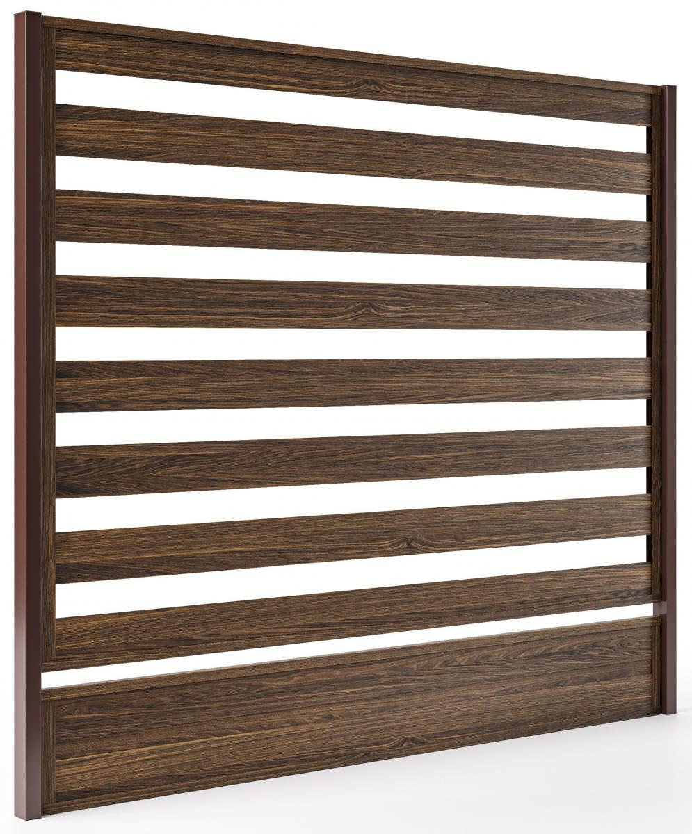 oceľové ploty Tmavý Jaseň Stavebnyraj. sk