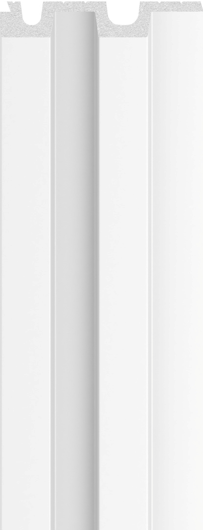 interiérový lamelový obklad LINERIO L LINE MONO White Stavebniraj.cz