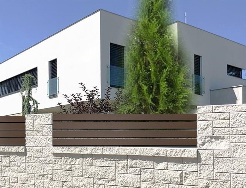 Plotové prkno z WPC 120 x 15 mm Stavební raj