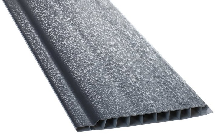 Plastová palubka s okenní fólií - antracit Stavební raj