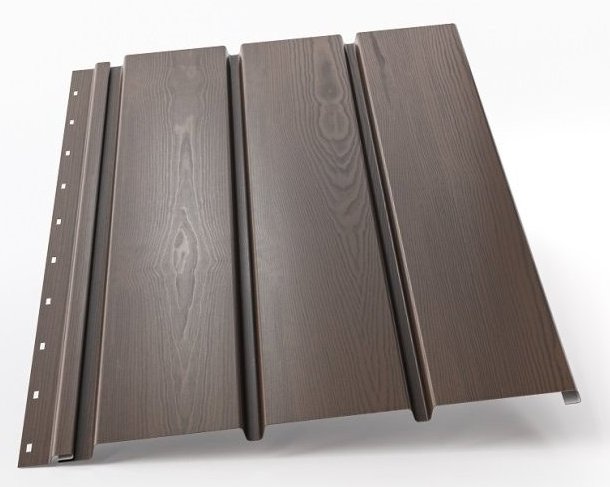 ocelový střešní podhled P2 Dark Oak Stavebniraj.cz