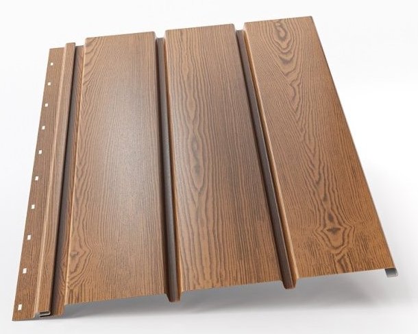 ocelový střešní podhled P2 Golden Oak Stavebniraj.cz