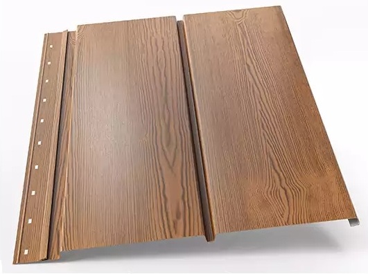 ocelový střešní podhled P4 Golden Oak Stavebniraj.cz