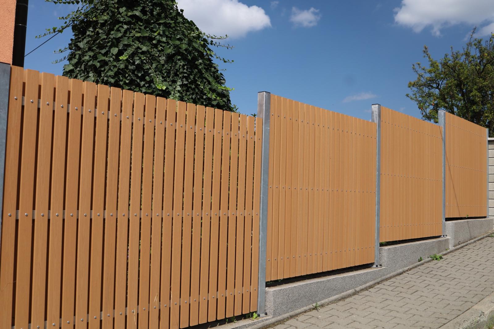 WOODplus plotovky Světlý Dub Stavební raj