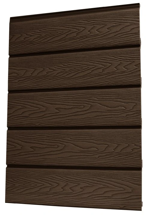 fasádni obklad WPC Tmavo hnědé dřevo Stavebniraj.cz