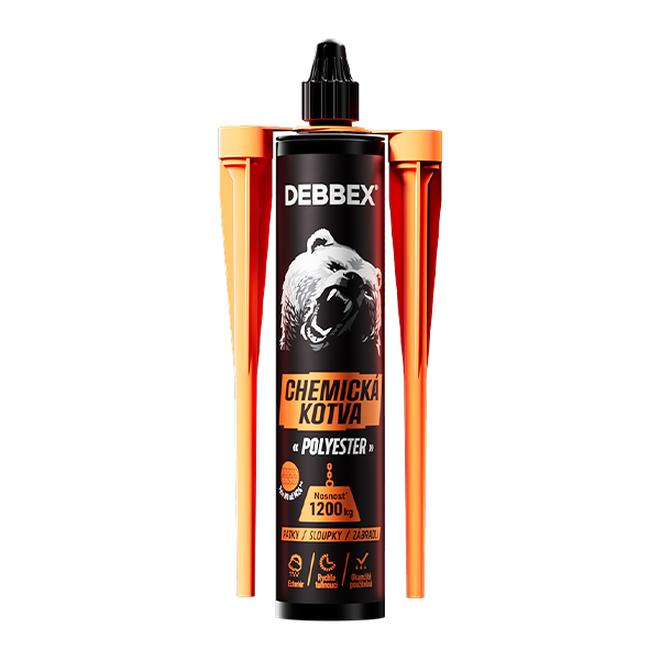 Chemická kotva POLYESTER S 300 ml kartuše šedá