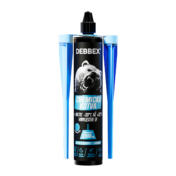 Chemická kotva ARCTIC SF 300 ml kartuše šedá