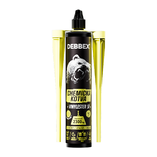 Chemická kotva VINYLESTER SF 300 ml kartuše šedá
