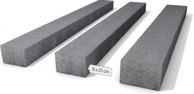Plastový nosník 8 x 23 cm Šedá