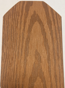 WPC plotovky LAMBOFENCE Teak s tříhrannou hlavou 90 x 13 mm.