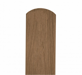 Plotovka WOODplus Ultra ukončení s obloučkem 138 x 15 mm Teak