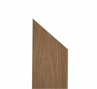 Plotovka WOODplus Ultra ukončení šikmé 138 x 15 mm Teak