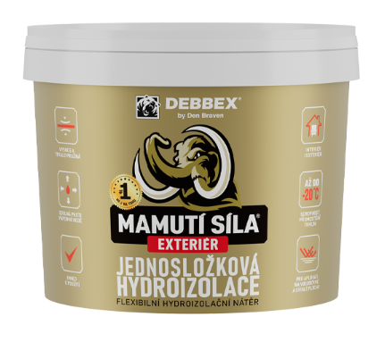 Jednosložková hydroizolace EXTERIÉR MAMUTÍ SÍLA